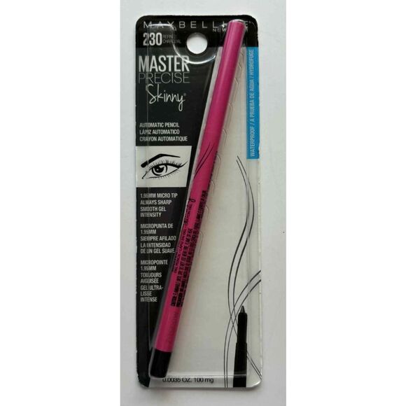 Maybelline Master Precise Skinny Waterproof Eye Pencil 230 Refined Charcoal - Picture 1 of 2